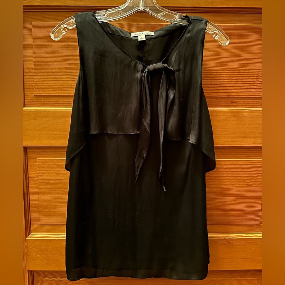 Banana Republic silk sleeveless top.